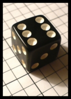 Dice : Dice - 6D Pipped - Black Large .75 - Ebay Mar 2012